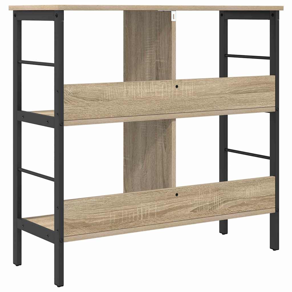 Bookshelf Sonoma Oak 82 x 32 x 79 cm Engineered Wood