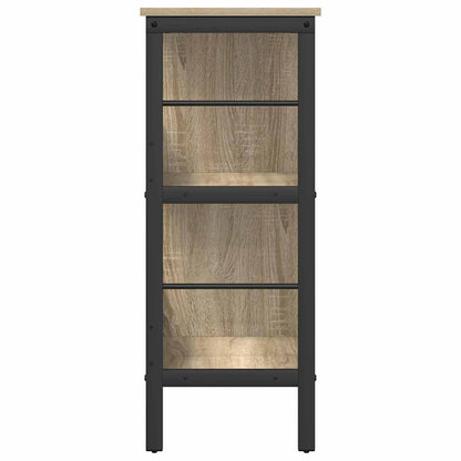 Bookshelf Sonoma Oak 82 x 32 x 79 cm Engineered Wood