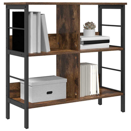 Bookshelf Smoked Oak 82 x 32 x 79 cm Engineered Wood