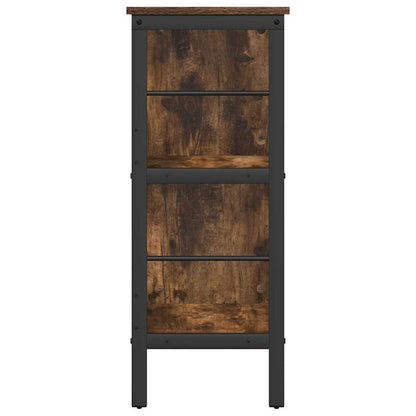 Bookshelf Smoked Oak 82 x 32 x 79 cm Engineered Wood