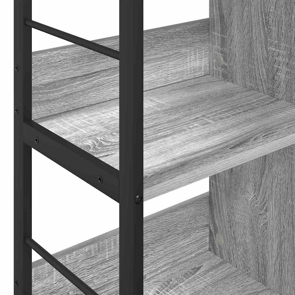 Bookshelf Grey Sonoma 82 x 32 x 79 cm Engineered Wood