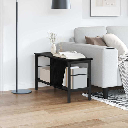 Bookshelf Black Oak 82 x 32 x 47 cm Engineered Wood
