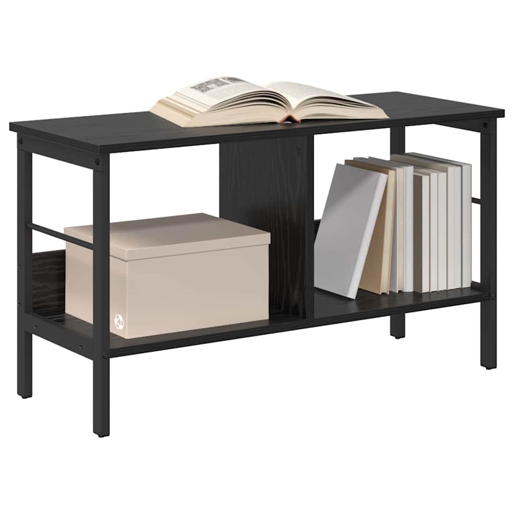 Bookshelf Black Oak 82 x 32 x 47 cm Engineered Wood