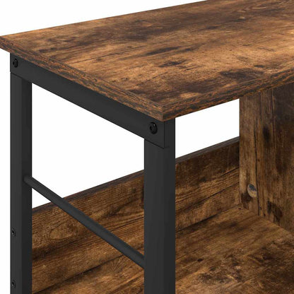 Bookshelf Smoked Oak 82 x 32 x 47 cm Engineered Wood