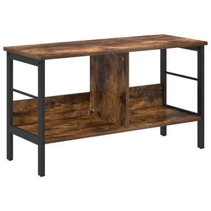 Bookshelf Smoked Oak 82 x 32 x 47 cm Engineered Wood
