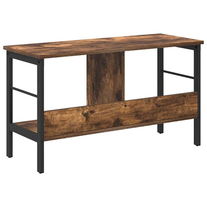 Bookshelf Smoked Oak 82 x 32 x 47 cm Engineered Wood