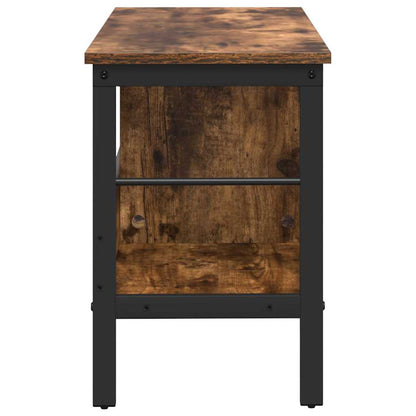 Bookshelf Smoked Oak 82 x 32 x 47 cm Engineered Wood