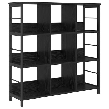 Bookshelf Black Oak 102 x 32 x 104.5 cm Engineered Wood