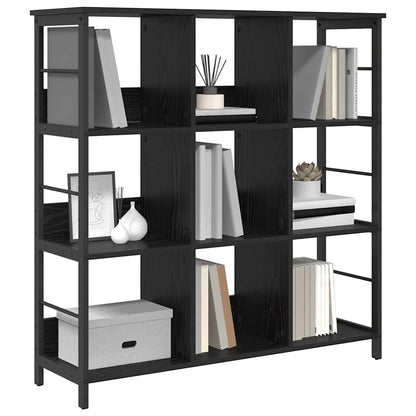 Bookshelf Black Oak 102 x 32 x 104.5 cm Engineered Wood