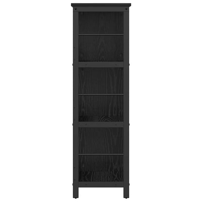 Bookshelf Black Oak 102 x 32 x 104.5 cm Engineered Wood