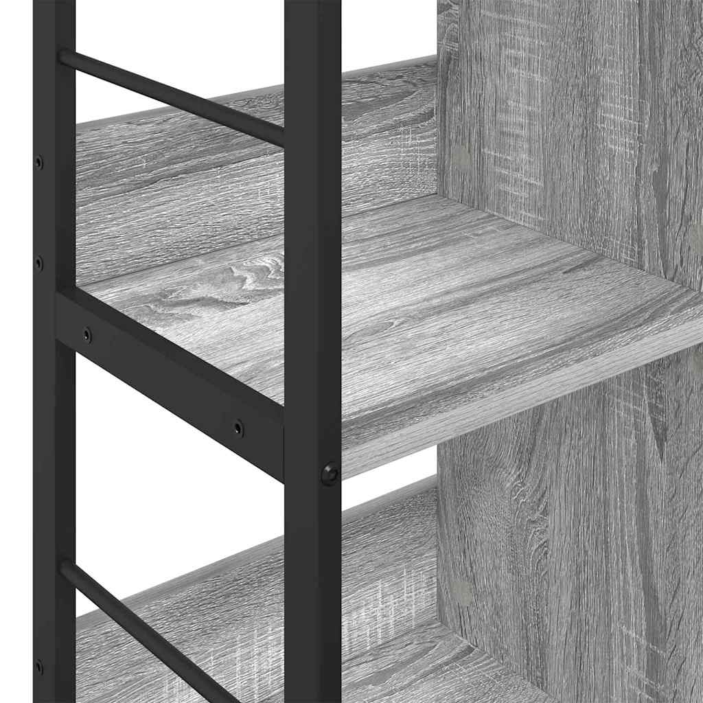 Bookshelf Grey Sonoma 102 x 32 x 104.5 cm Engineered Wood