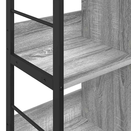 Bookshelf Grey Sonoma 102 x 32 x 104.5 cm Engineered Wood