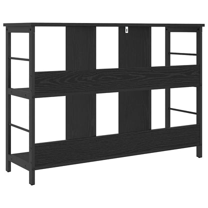 Bookshelf Black Oak 102 x 32 x 72.5 cm Engineered Wood