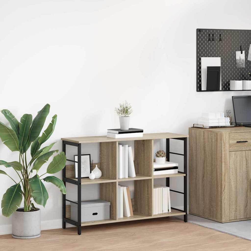 Bookshelf Sonoma Oak 102 x 32 x 72.5 cm Engineered Wood