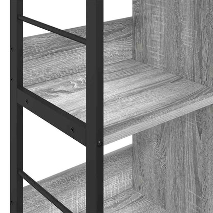 Bookshelf Grey Sonoma 102 x 32 x 72.5 cm Engineered Wood