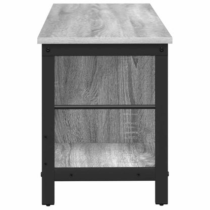 Bookshelf Grey Sonoma 102 x 32 x 40.5 cm Engineered Wood