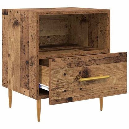 Bedside Table 2 pcs Old Wood 40 x 35 x 47.5 cm Engineered Wood