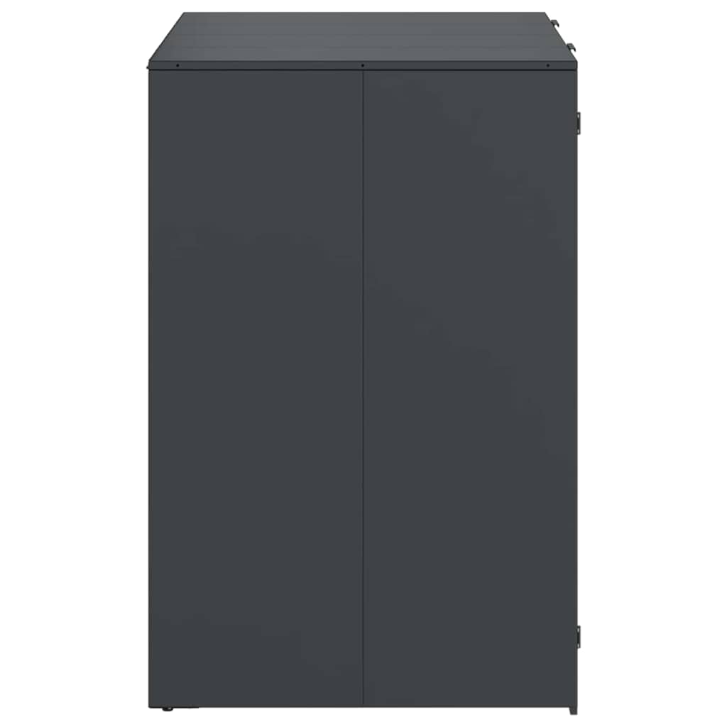 Wheelie Bin Storage for 2 Bins Steel Anthracite