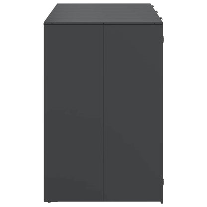 Wheelie Bin Storage for 3 Bins Steel Anthracite