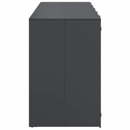 Wheelie Bin Storage for 5 Bins Steel Anthracite