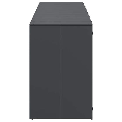 Wheelie Bin Storage for 6 Bins Steel Anthracite