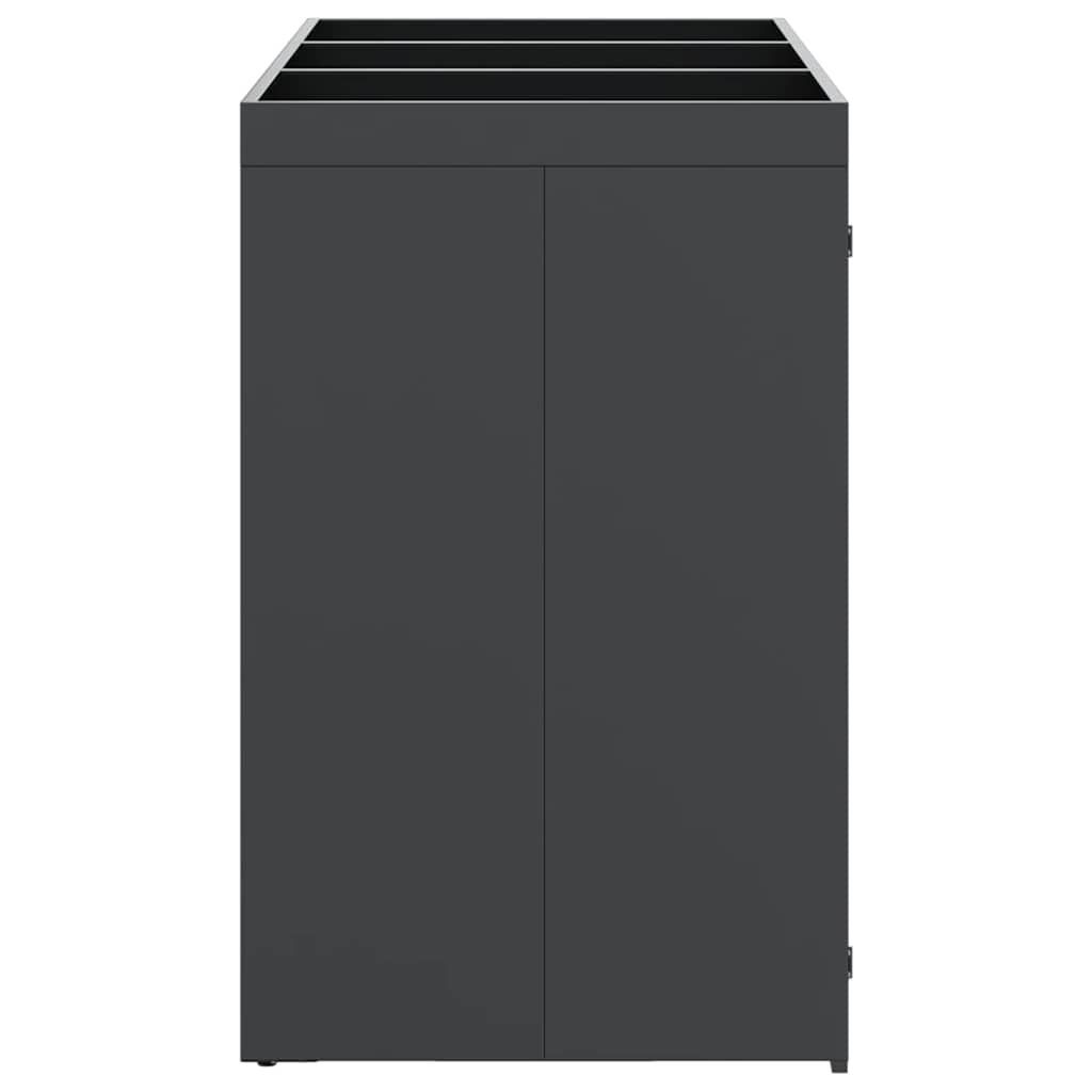 Wheelie Bin Storage for 3 Bins Steel Anthracite