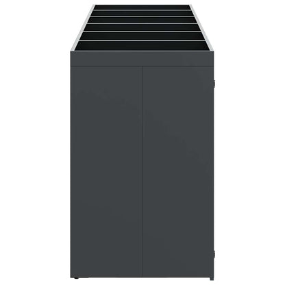 Wheelie Bin Storage for 6 Bins Steel Anthracite