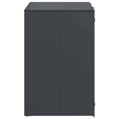 Wheelie Bin Storage for 2 Bins Steel Anthracite