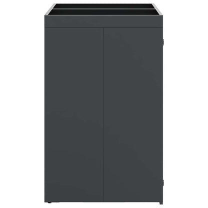Wheelie Bin Storage for 2 Bins Steel Anthracite