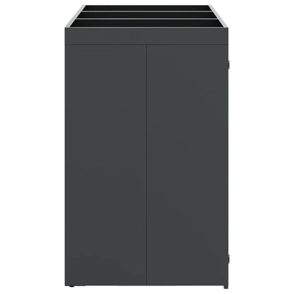 Wheelie Bin Storage for 3 Bins Steel Anthracite