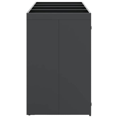 Wheelie Bin Storage for 4 Bins Steel Anthracite