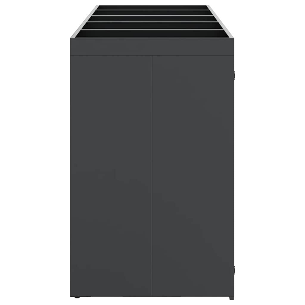 Wheelie Bin Storage for 5 Bins Steel Anthracite