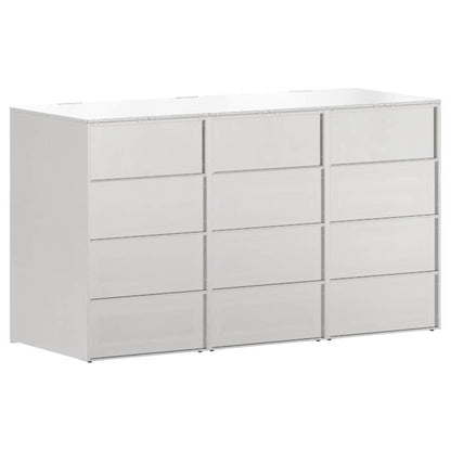 Wheelie Bin Storage for 3 Bins Stainless Steel Silver