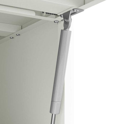 Wall Cabinet for Garage with Gas-lift Door White