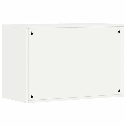 Wall Cabinet for Garage with Gas-lift Door White