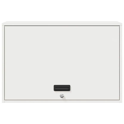 Wall Cabinet for Garage with Gas-lift Door White