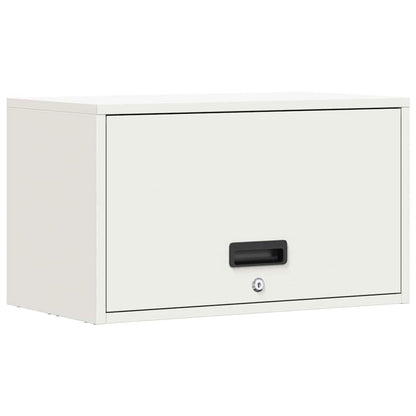 Wall Cabinet for Garage with Gas-lift Door White