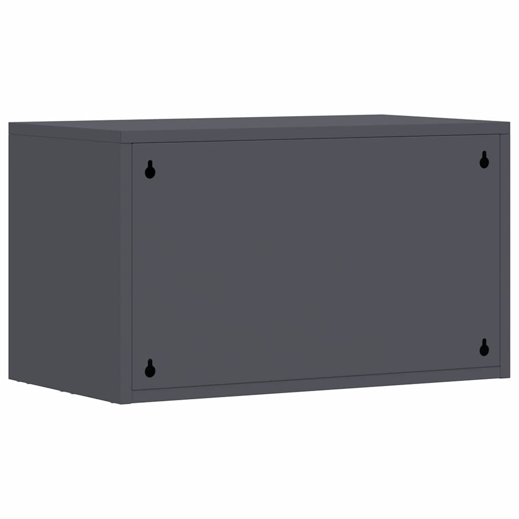 Wall Cabinet for Garage with Gas-lift Door Anthracite