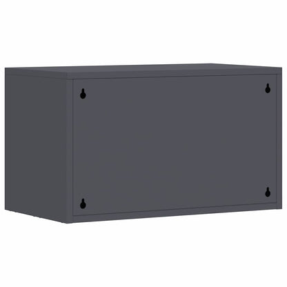 Wall Cabinet for Garage with Gas-lift Door Anthracite