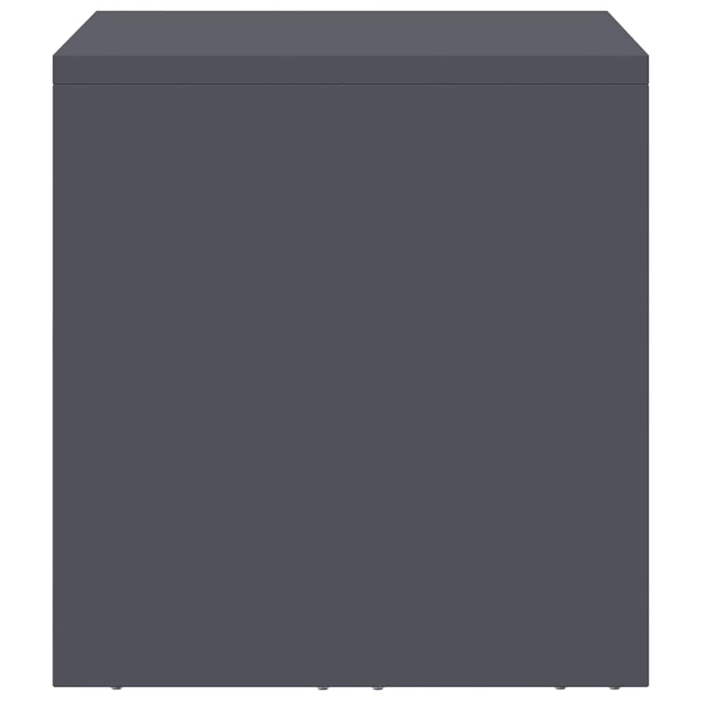 Wall Cabinet for Garage with Gas-lift Door Anthracite