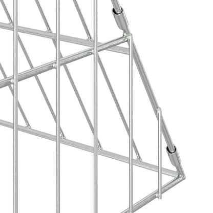 Chicken Cage Silver 430 x 100 x 85 cm Galvanised Steel