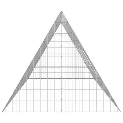 Chicken Cage Silver 430 x 100 x 85 cm Galvanised Steel