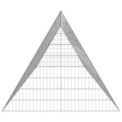 Chicken Cage Silver 650 x 100 x 85 cm Galvanised Steel