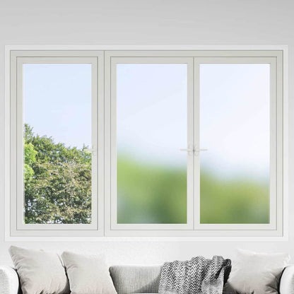 Static Window Film Frosted Grey 60 x 1000 cm PVC