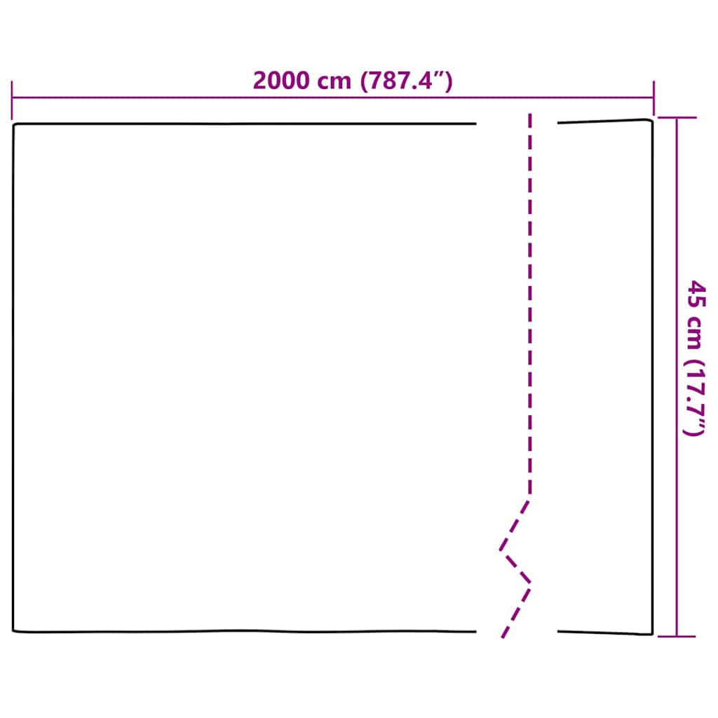 Static Window Film Frosted White 45 x 2000 cm PVC
