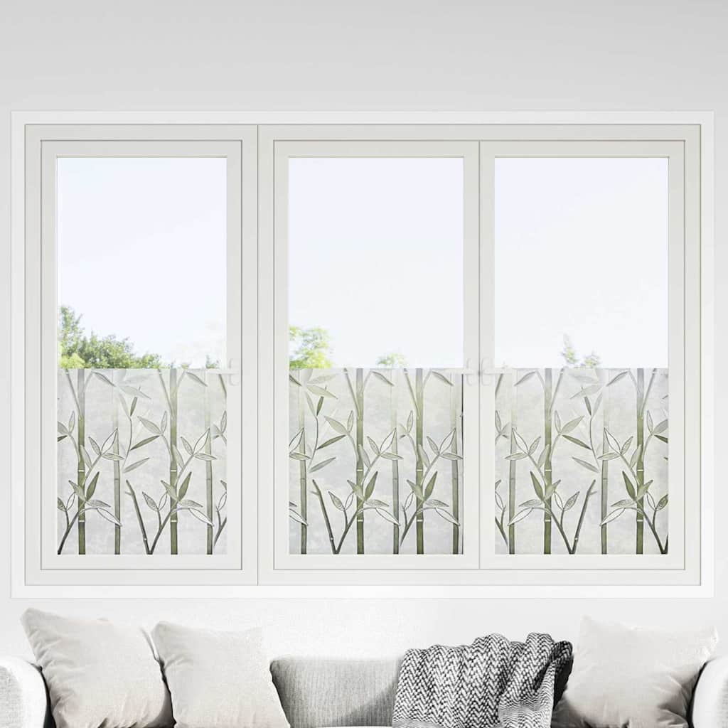 Static Window Film Bamboo Pattern 60 x 500 cm PVC