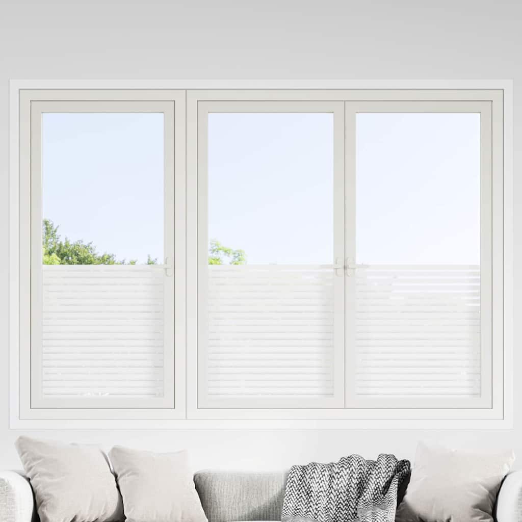 Static Window Film Blinds Pattern 90 x 500 cm PVC