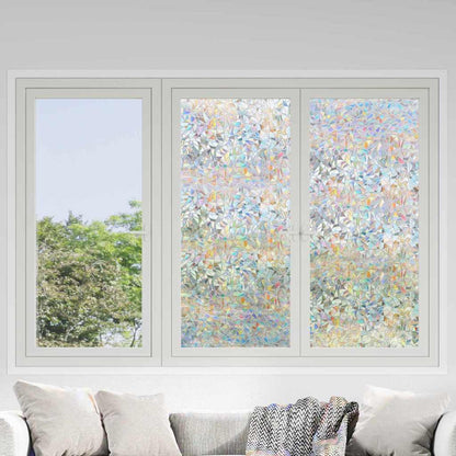 Static Window Film Transparent 90 x 2000 cm PVC