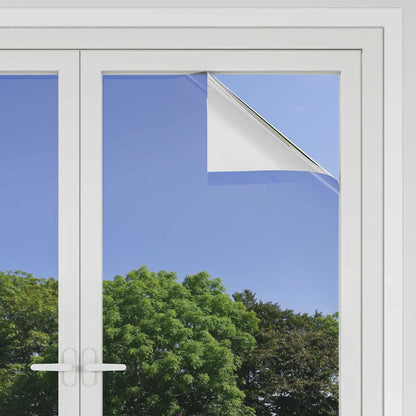Static Reflective Solar Window Film Silver 90 x 2000 cm PVC