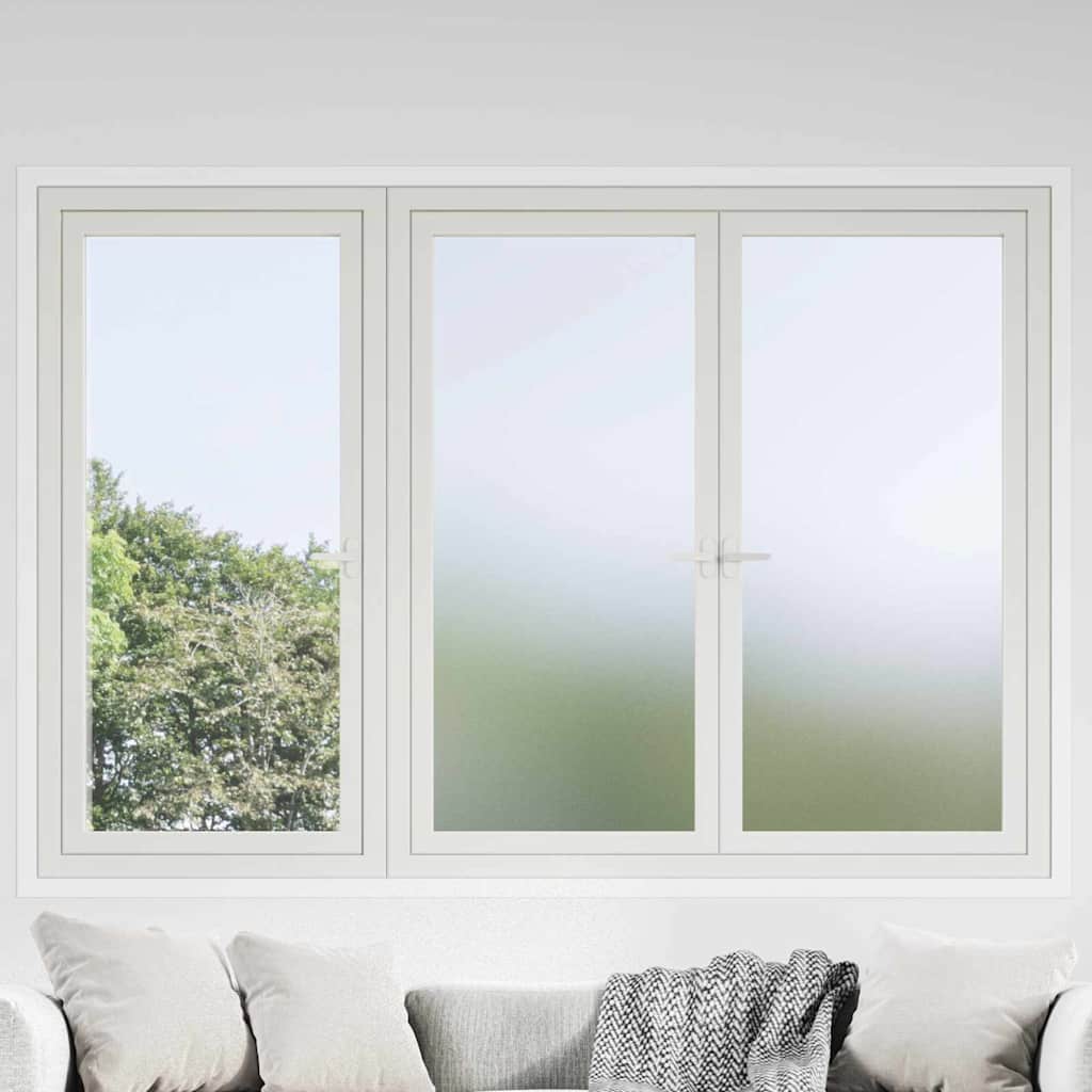 Self-adhesive Window Film Frosted Grey 45 x 500 cm PVC